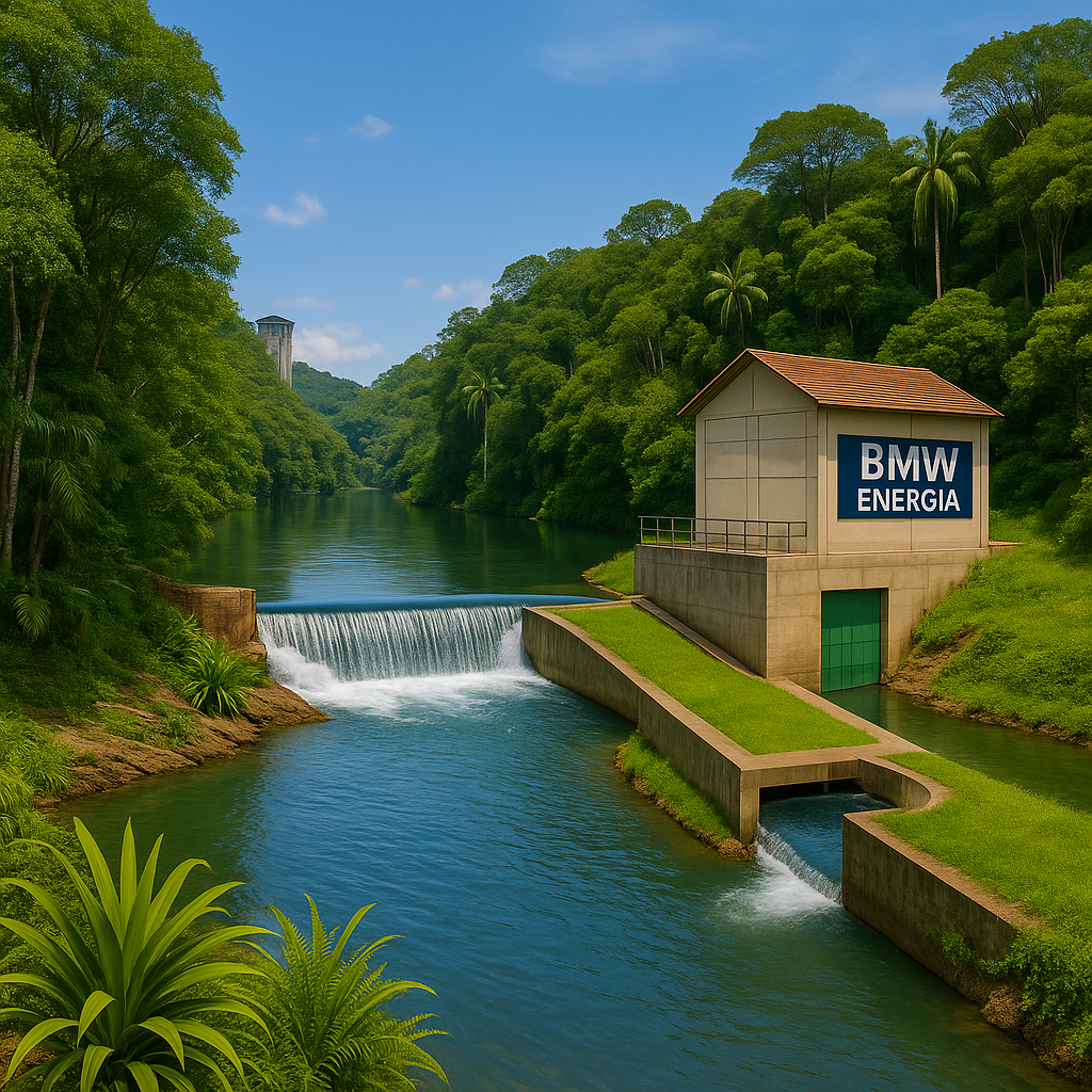 Imagem da Pequena Central Hidrelétrica
